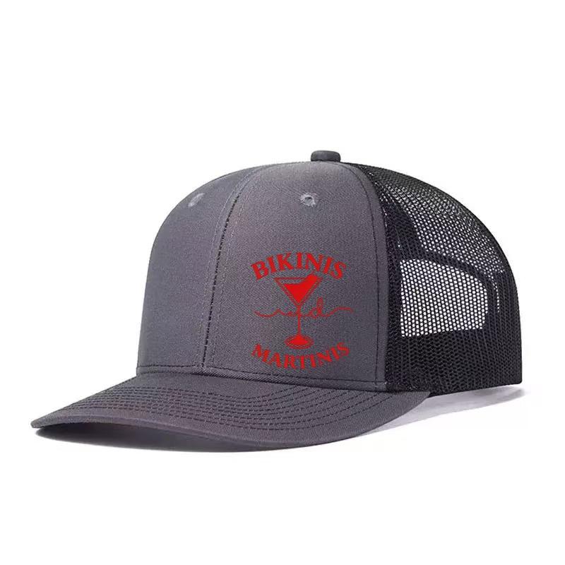 Бикини Мартини С принтом Регулируемая бейсболка Snapback Кепка дальнобойщика Дышащая сетчатая кепка для грузовика Кепка для гольфа, рыбалки, активного отдыха, от солнца