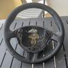 Black+ Gray Line Steering Wheel Leather Cover For Renault Clio 3 RS 2005-2013