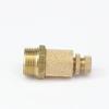 3/8" BSP Male Thread Adjustable Brass Cylinder Pneumatic Breather Silence Muffler fitting For Noise Reducing of Solenoid valve