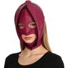 Máscara de Bondage de Cuero Ajustable para Hombres y Mujeres: Sudadera con Cremallera Completa y Capucha con Cierre de Cordones para Cosplay Gótico y Club