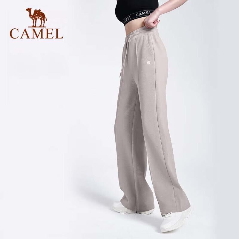 CAMEL Women's High Waist Straight Leg Yoga & Sports Pants