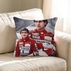 1Pc Ayrton Tacing Driver Senna Cushion Cover Inches Farmhouse Decor Home Throw Pillow Covers For Couch Decorations