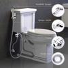 Handheld Toilet Bidet Sprayer Set Kit Stainless Steel Hand Sprayer Shower Head Self Cleaning Hand Bidet Faucet for Bathroom