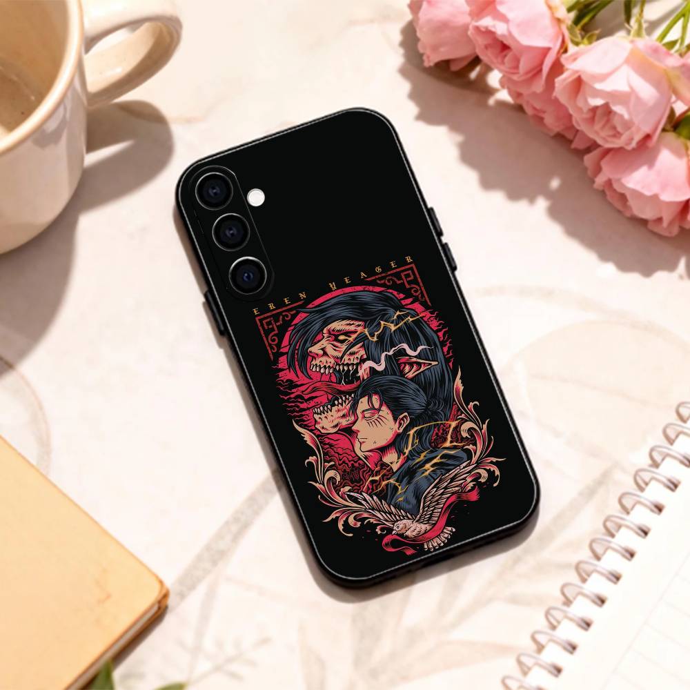 Cool Attack on Titan Freedom   phone Case For Samsung Galaxy A73,A72,A71,A70,A53,A52,A51,Others Soft Black Shell