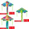 High Quality Polyester Triangular Kite With Long Tail Underwater Series Dolphin Mermaid Kite For Easy Flying