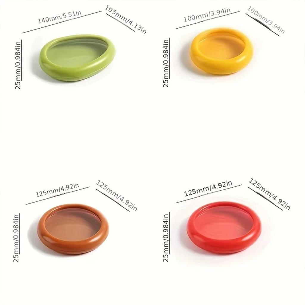 1/4pcs Kitchen Storage Box Fruit Vegetable Container Fresh Box Avocado Tomato Lemon Onion Fresh-Keeping Crisper Kitchen Gadget