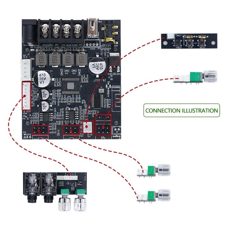 Effizientes Verstärkerboard für Heimkinosysteme mit erstklassiger Audioverarbeitung und langlebigem PCB-Material