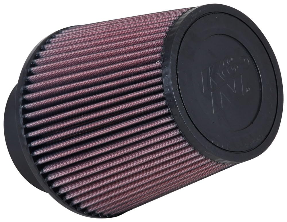 

K&N Universal Clamp-On Air Intake Filter: High Performance Premium Washable Replacement Filter: Flange Diameter: