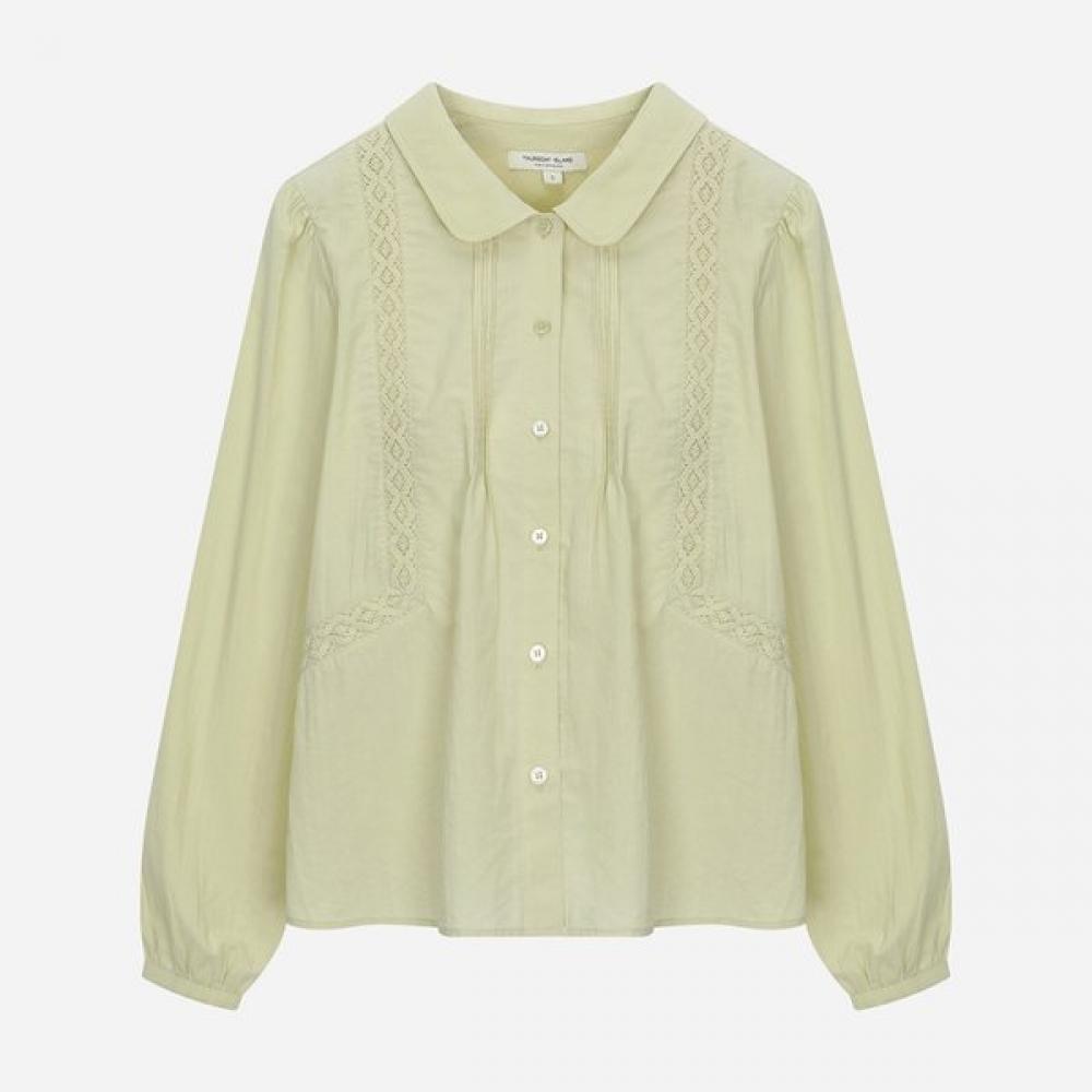 Thursday Island Lace Patch Shirt Blouse T256mbl140w beige (BE)/S