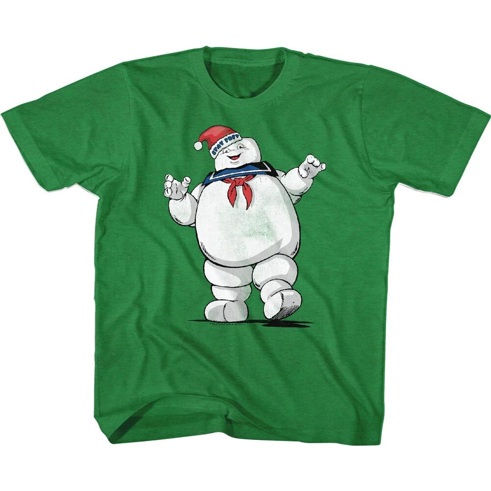The Real Ghost Busters Movie Christmas Stay Puff Marsmallow Man Youth T Shirt M
