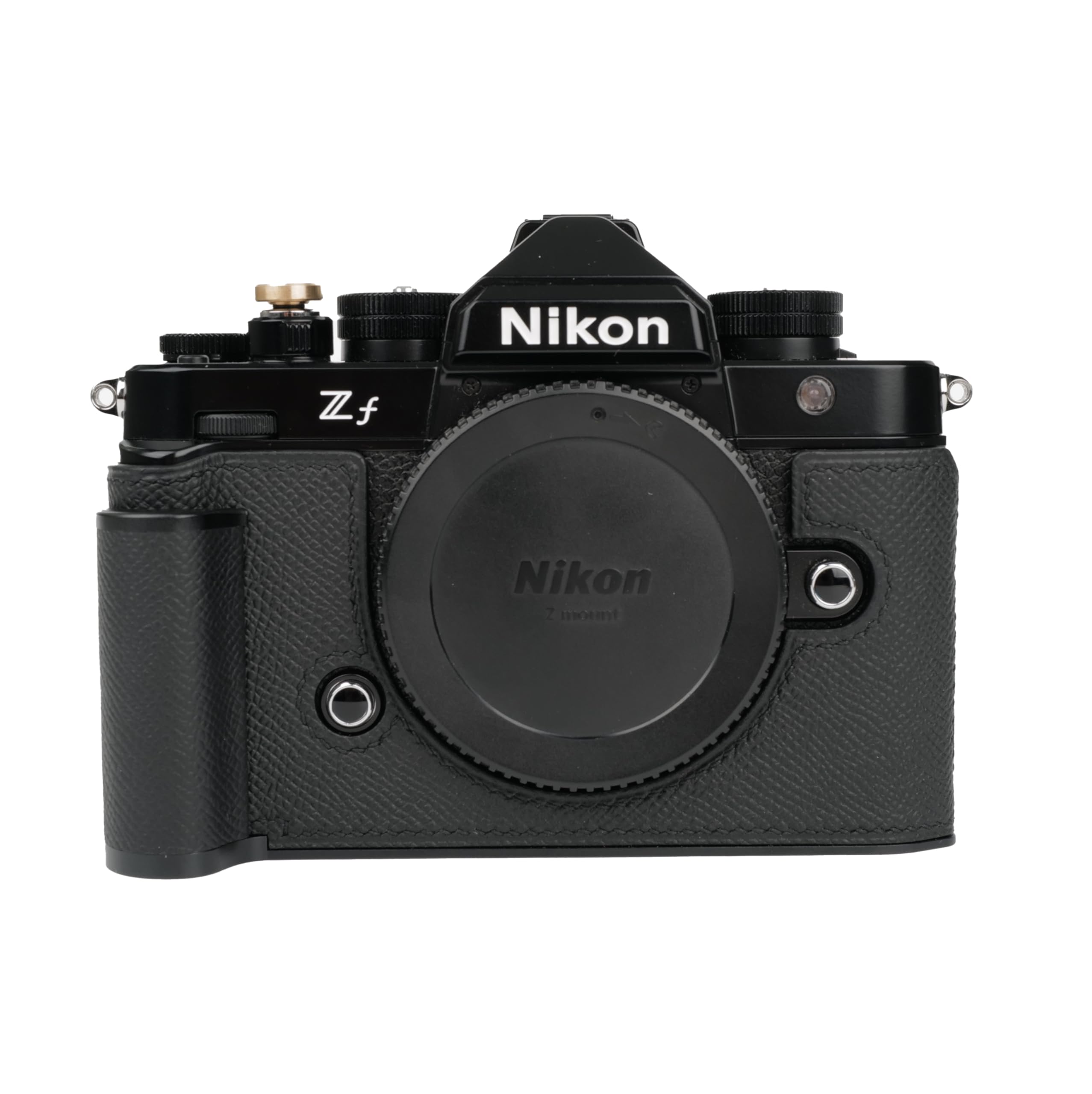 

CLC ручной работы совместимый Nikon ZF камера камера камера натуральная кожа дизайн с коровьей кожей металлическое основание и ручка чехол, крышка, сумка, [Чисто чёрный