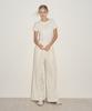 CITTA Wool Blend Wide Banding Corduroy Pants_Ctb551(White)