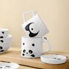 Japanese Tableware Set Cute Panda Underglaze Ceramic Plates High Value Household Bowls Vegetable Plates Dishes