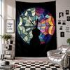 Wall TapestryWednesday Addams Art Hanging Cloth Decorative Background Cover for Room Decoration