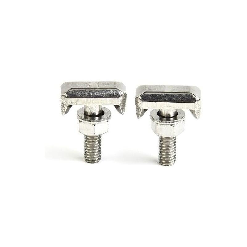 2pcs Car Battery Terminal T-Bolts Stainless Steel 19116852 Replacement For Chevrolet