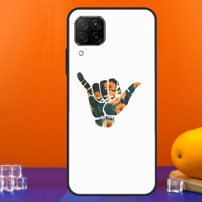 Surfer Surf Hang Loose Shaka For Huawei Nova 12s 12i 11i 5T 9 10 SE Y91 Y90 Y60 Y70 Y72 Y61 P60 Pro P20 P40 P30 Lite Case