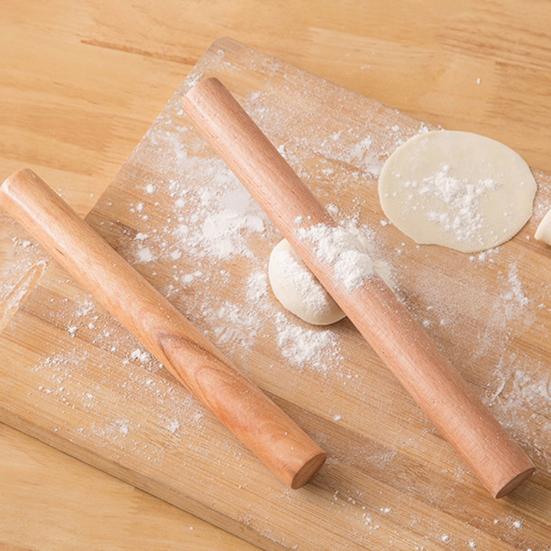 Rolling Pin Ergonomic Design Beech Wood Rolling Pin for Dough Pastry Baking Dumpling Noodle Maker Kitchen Tool