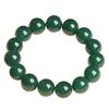 7A Grade Natural Green Agate Ring Bracelet - Men's and Women's Five Elements Beaded Jewelry.