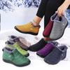 Ultra-warme Winterstiefel - Rutschfeste dicke Sohle, Stiefel mit arktischer Isolierung, Niedriger Absatz, Runde Spitze, Schlichtes einfarbiges Design für Outdoor-Wanderungen