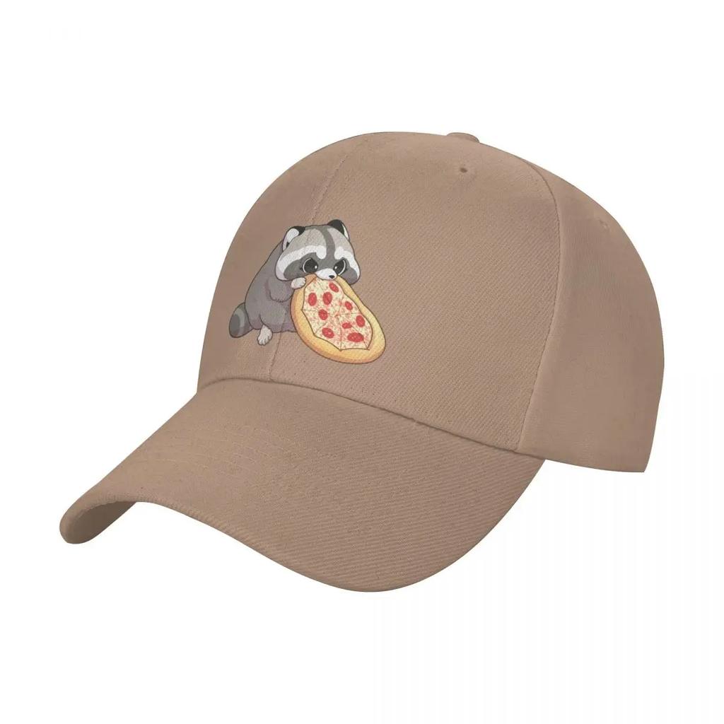 Pizza Raccoon Baseball Cap Sports Beach Bag Foam Party Hat Thermal Visor Ladies Mens
