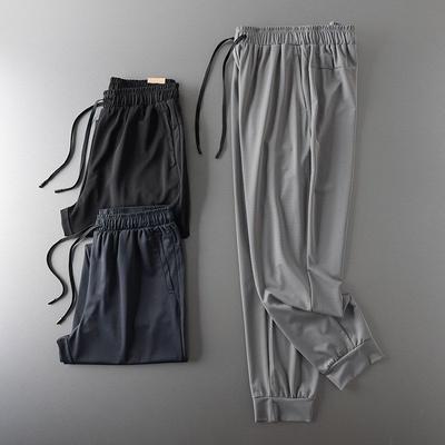 Export Original Tail Single Cut Label Casual Straight-Leg Loose Track Pants Men's Summer Ice Silk Quick-Drying Pants Men's Casual Pants