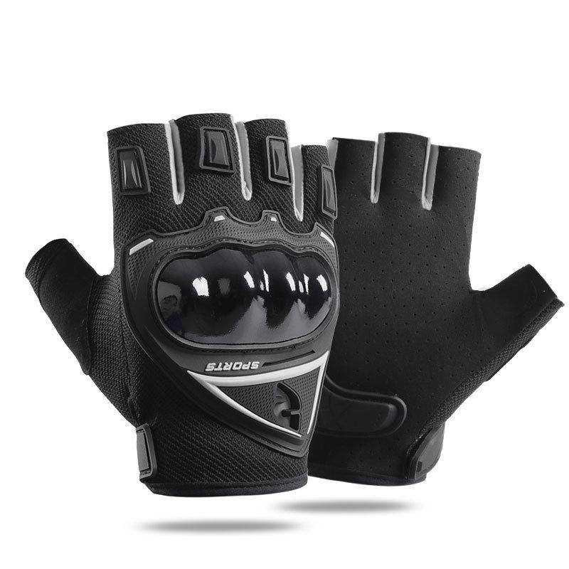 Motorcycle riding full finger touch screen gloves men's sports protection fitness wear-resistant anti-drop locomotive electric vehicle gloves