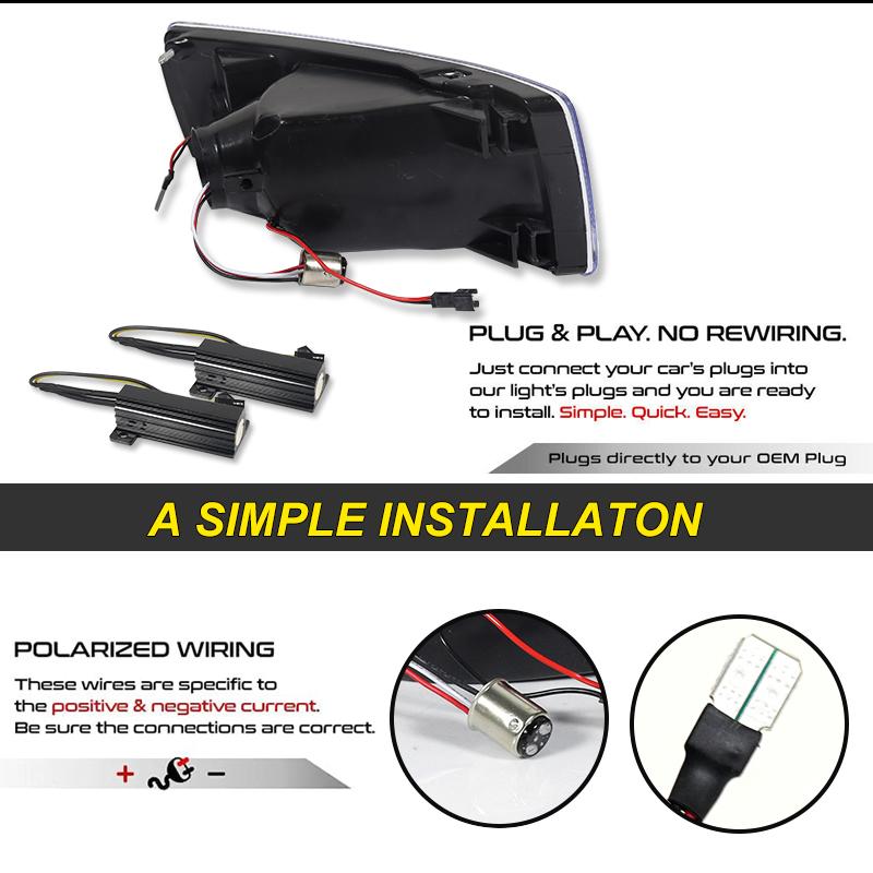 Car Front Lower Bumper Turn Signal Light For Nissan 300ZX Z Z32