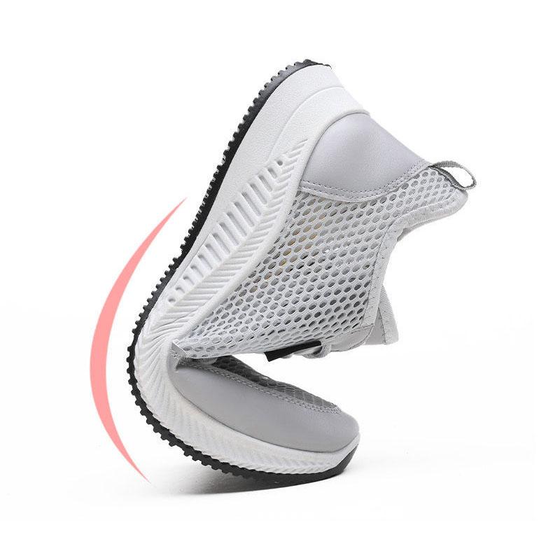 Scarpe in Rete da Uomo Estive Scarpe Singole Traspiranti Antiscivolo Leggere Scarpe da Passeggio Deodoranti Sportive da Corsa Scarpe da Uomo Scarpe Casual