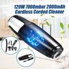 120W Wireless Vacuum Cleaner Handheld Portable Wet Dry Dual-Use Home Car Cleaning Tool