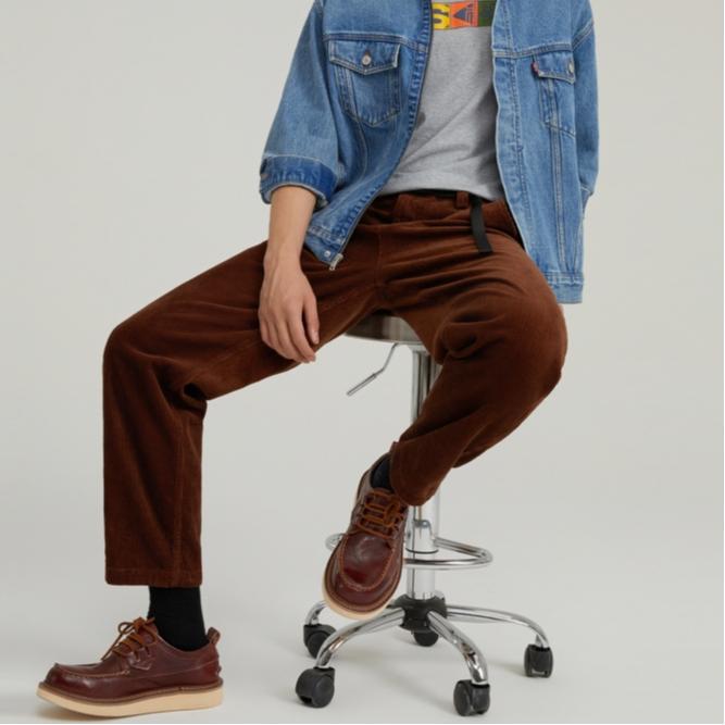 Levis Straight Leg Corduroy Loose Fit Casual Pants Men Bottoms 002HW-0000