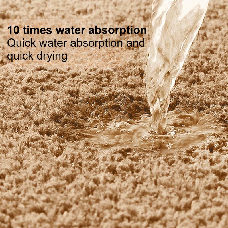 Thickened Super Absorbent Bathroom Bedroom Anti Slip Floor Mat Kitchen Anti Fouling Floor Mat Washable and Easy Clean Alfombra