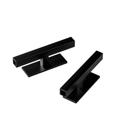 2 Pièces Nouvelle Poignée de Porte en ABS Auto-adhésive Sans Perçage Bouton de Porte Matériel Poignée de Porte Multifonctionnelle Barre de Poignée d'Armoire