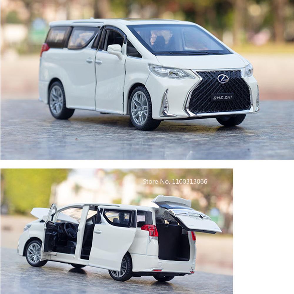 1/32 LM300 Alloy Diecasts Model Car 6 Doors Can Be Opened SUV Toys with Light and Sound Vehicle Model for Kids Birthday Gifts