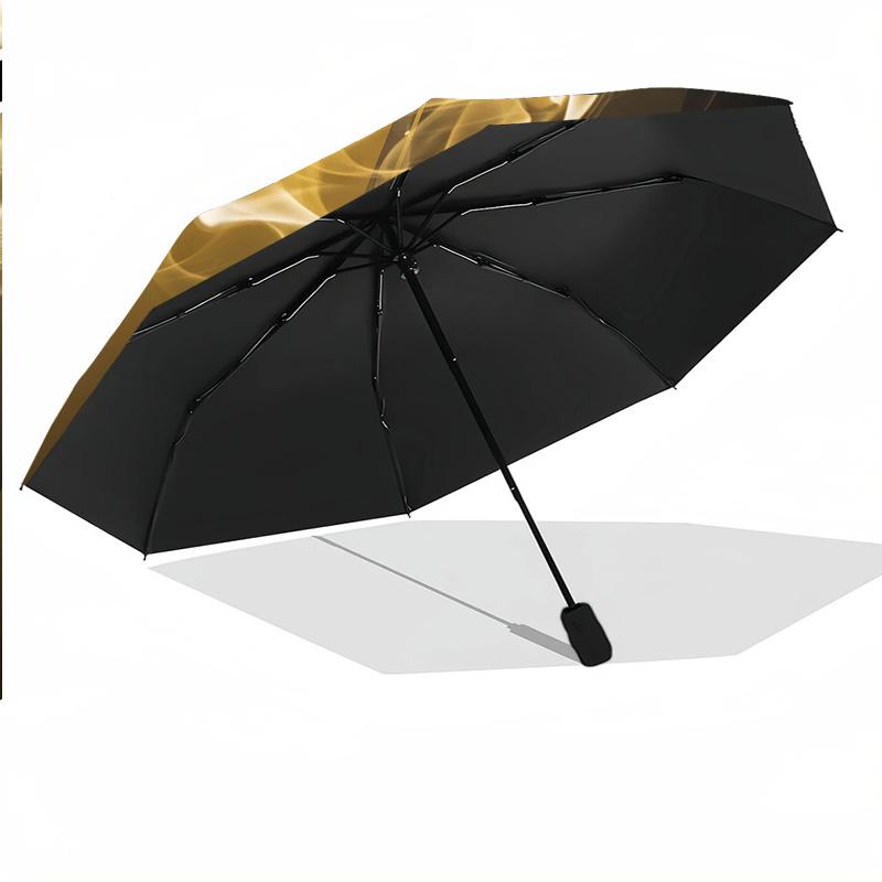 Pittsburgh Penguins Print Auto 8?Ribs Folding Umbrella Wind Resistant Lightweight Automatic Umbrella For Daily Travel