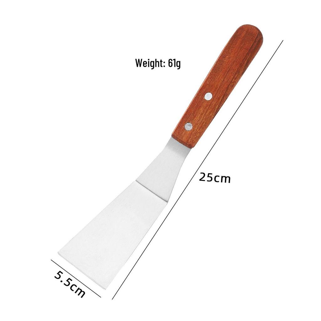 Stainless Steel Cooking Spatula for Pancakes, Pizza, Steak, and Fish