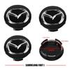 56mm 3D Car Wheel Center Caps Tyre Rim Hub Badge Stickers for Mazda 3 Bk 6 Gh CX-5 CX30 MX-5 2 5 CX-3 GJ GL CX-8 MS RX-8 626 h2