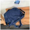 Waschene Denim Sling Bag für Damen, Große Kapazität, Einzelne Schultertasche