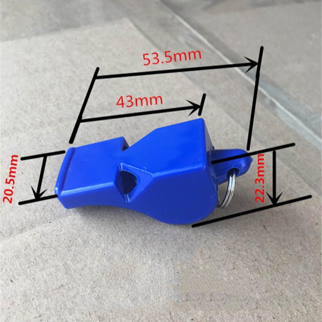 Outdoor Life Saving Emergency Whistles High Decibel Safety Survival Whistle with Lanyard for