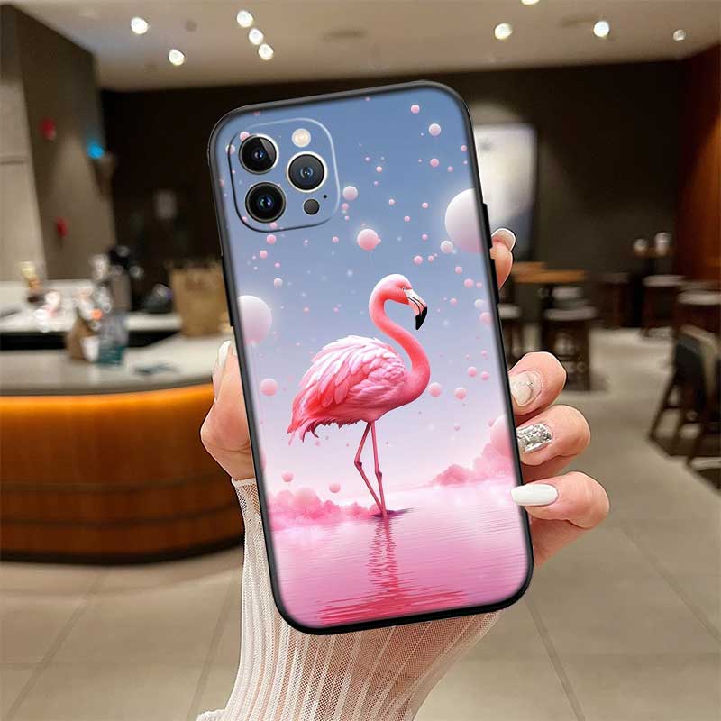 UP29 Flamingos Rosa Vogel Blume Hülle für Motorola Edge 60 60s 70 G86 G56 G54 E14 G04S G45 G54 G64 S30 S50 X30 X40 X50 Pro Power