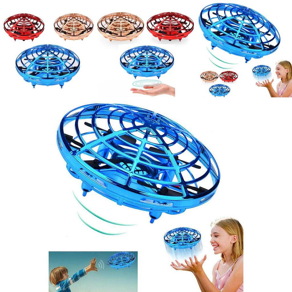 Hand Controlled Mini Drone Induction Levitation Ufo Flying Toy For Kids Gift Fun