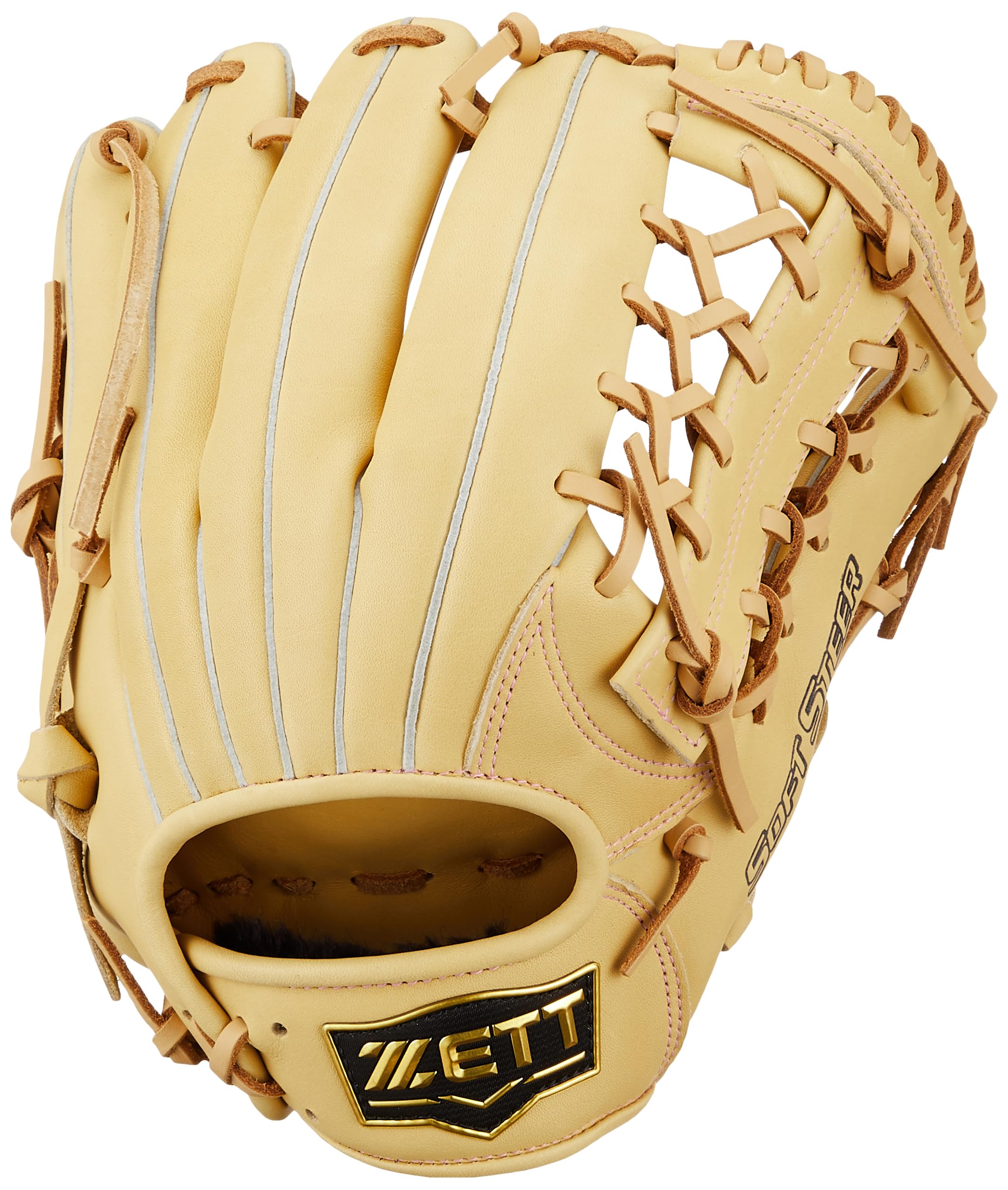 

ZETT Soft Steer Baseball BRGB35430 Glove, All-Around, Right-Handed Throw,