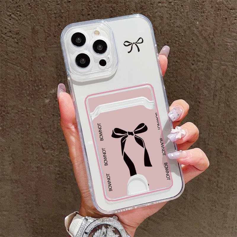 

Чехол-кармашек для карт из силикона для Oppo Reno 12F 13F Tecno Camon 30 30S 40 40S Samsung A54 A24 A34 iPhone 13 17 Прозрачный бампер для телефона Oppo Reno 11 (5G)