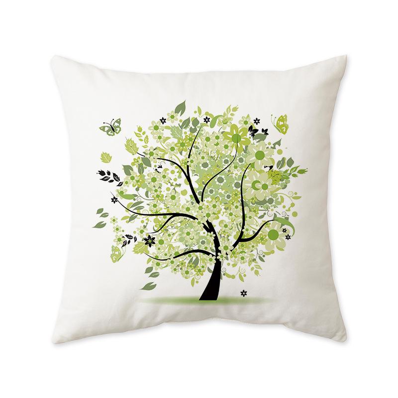 Pflanzen, Blumen und Bäume Bunte Kissenbezüge Natürlich Abstrakt Sofa Zuhause Nickerchen Dekorative Kissenbezüge