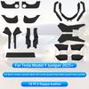 For Tesla Model Y Juniper 2025+ Center Console Two Side Panel Anti Kick Pad Protector Leather Sticker Foot Cover Car Accessories