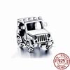DIY Sparkling Family Tree Rose Flowers Car Heart Charm 925 Sterling Silver Beads Fit Original Fasion Bracelet Fine Jewelry Gift