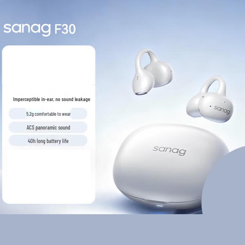 Saina F30 Ear Clip Bone Conduction Bluetooth Earbuds