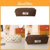 Korean Style Dot Pen Bag With Large Capacity For Students And Office Use