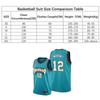 Grizzlies Ja Morant 12 Maglia da Basket NBA Sportiva Bambino Adulto Uniforme Sportiva