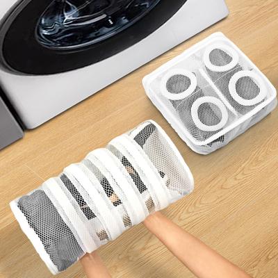 Washing Machine Shoe Bag Household Lazy Anti-deformation Shoe Cover Net Bag Care Bag Can Be Hung Drying Shoe Bag Shoe Care Bag