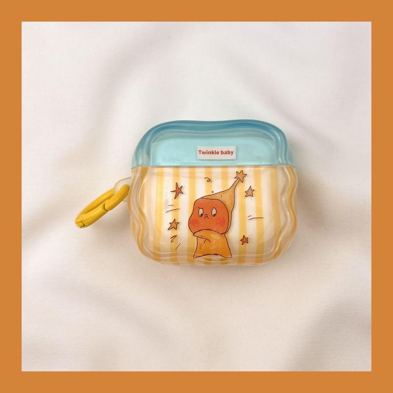 

Чехол для Airpod3 для Apple Pro Чехол для наушников Второе поколение Беспроводной Bluetooth Третье поколение Aipods2 Поколение Airpodpro Четвертое поколение 5 AirPods 3 [Stripes Star Man] Send Hook